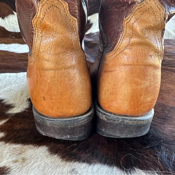 Leucchese ostrich boots men’s 7.5 d women’s 8.5 - Picture 9 of 14